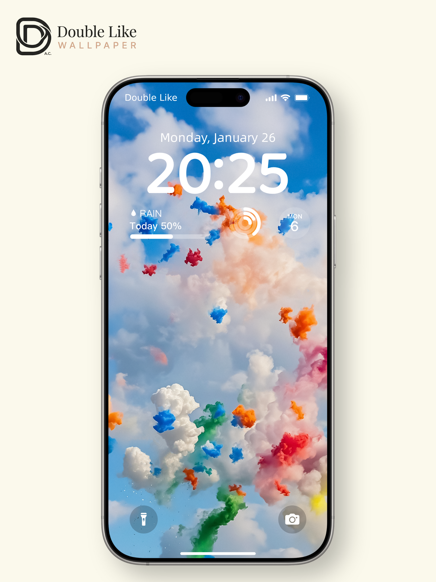 Vibrant Colorful Smoke Clouds Creative Aesthetic Sky Blue Wallpaper Pack [#ZMY421]