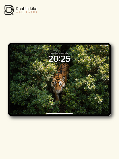 Wild Tiger Jungle Aesthetic Scenic Wallpaper Pack [#LFHL30302]