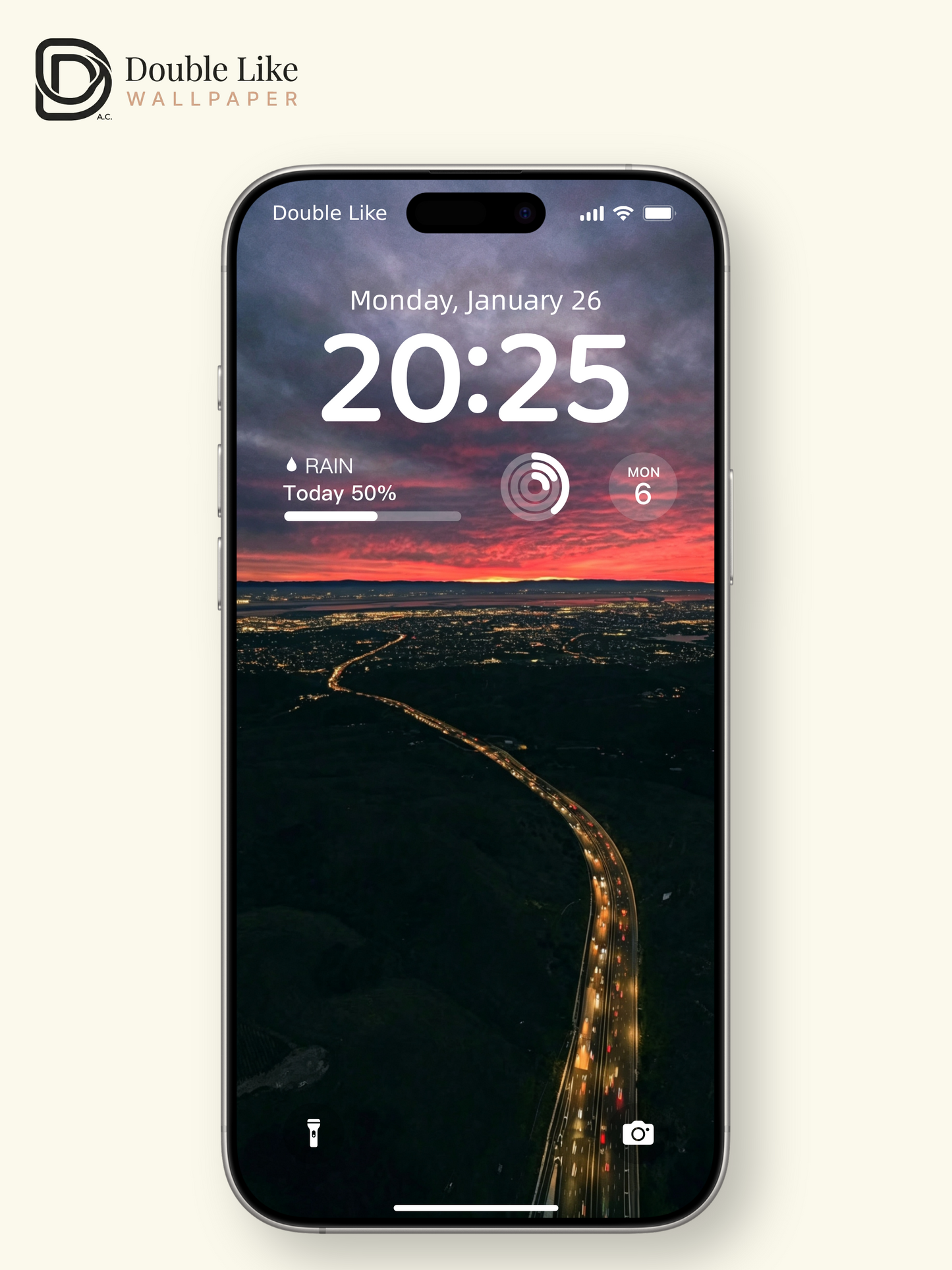 Dusk Highway Atmospheric Wallpaper | Epic Sunset for All Devices [#HWWx030]