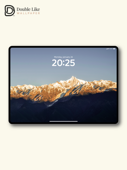 Mount Meili Golden Sunrise Luck Wallpaper Pack [#ZMY129]