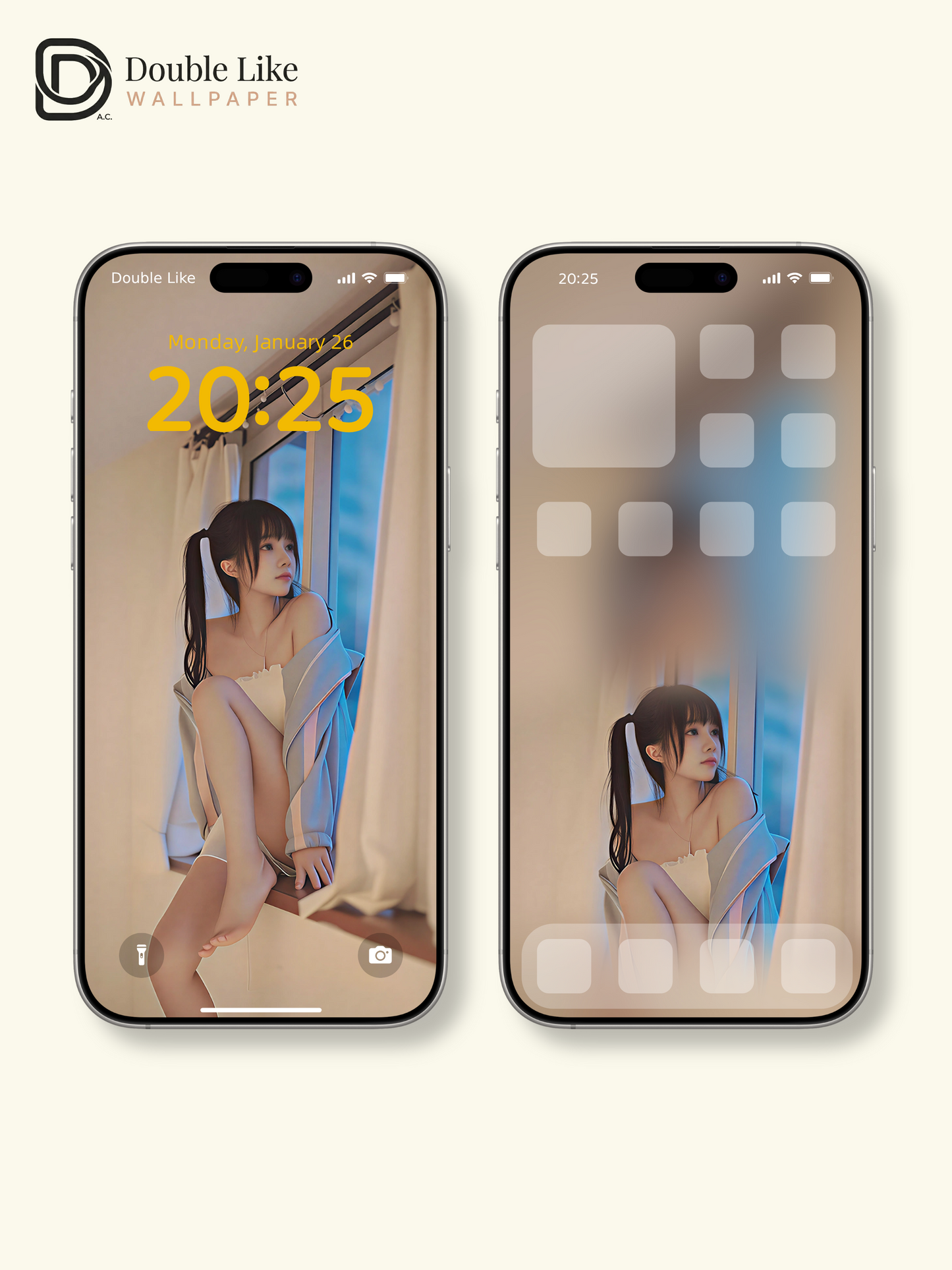 Blue Hour Dreams – Aesthetic Girl Wallpaper Pack [#gjc2606008]