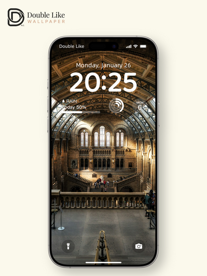 Vintage Dome Museum European Architectural Vibe Full Wallpaper Set [#ZMY401]