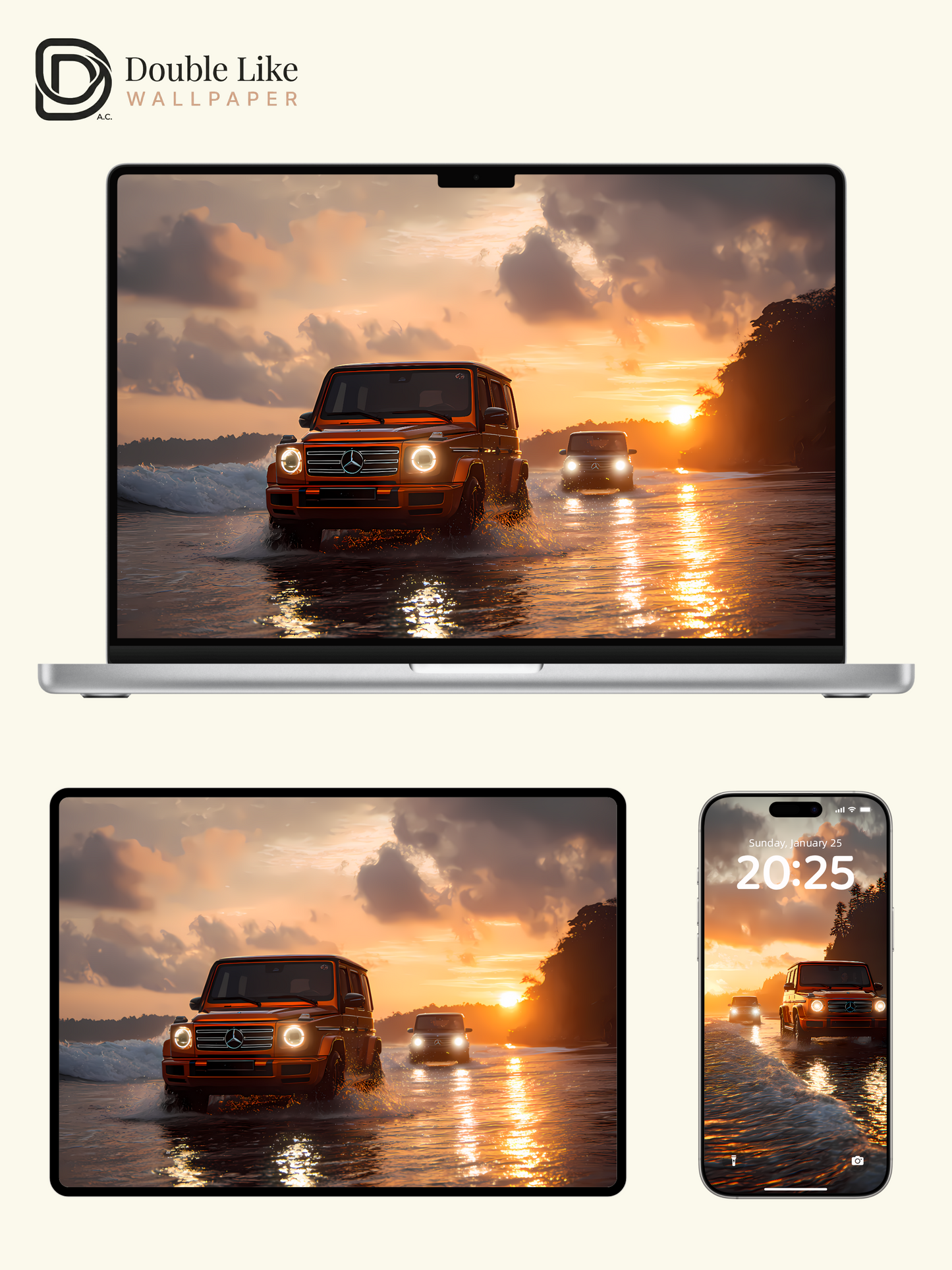 Ride Into the Sunset – 4K Off-Road Adventure Wallpaper Pack [#LFHL1014]