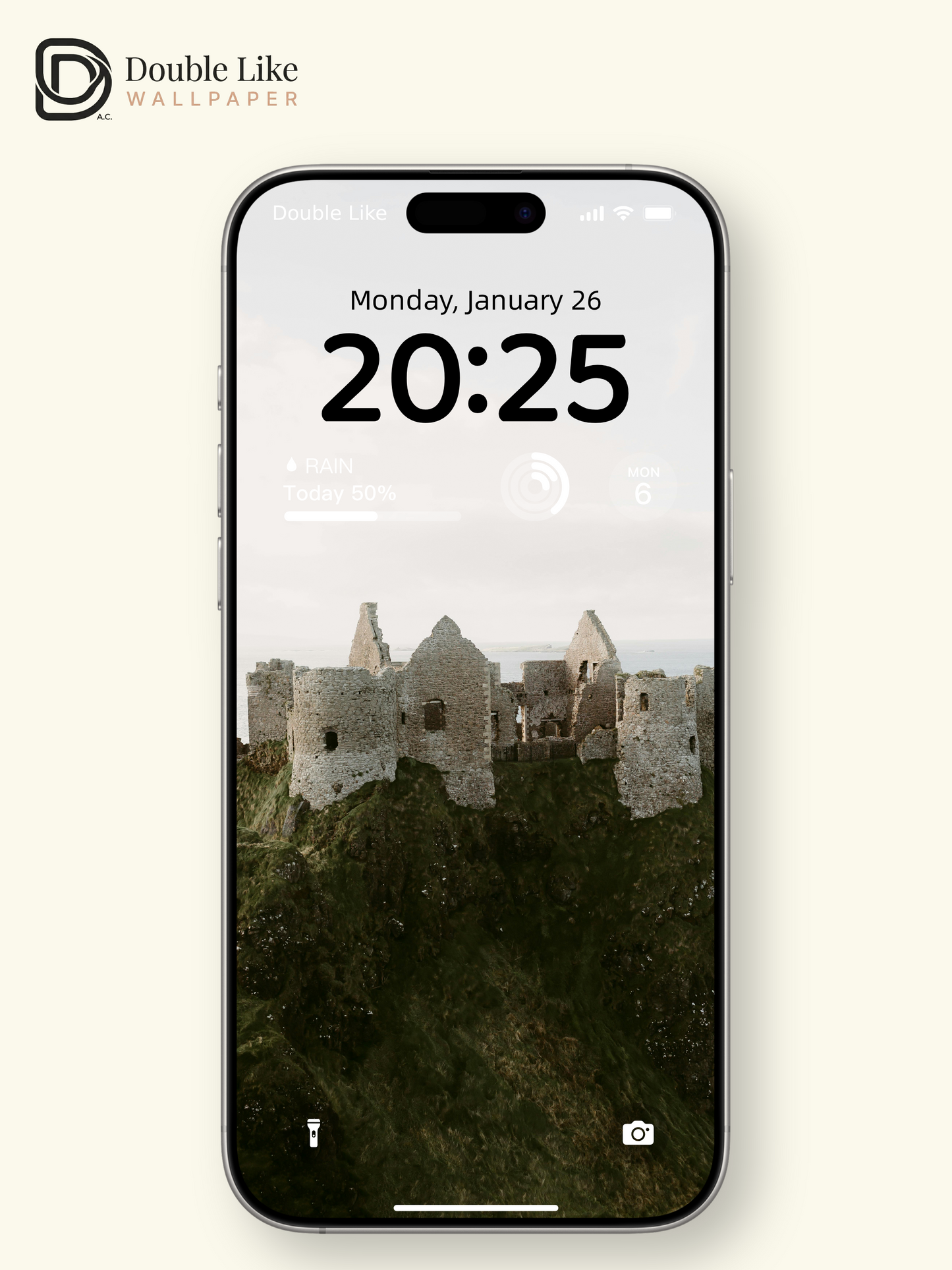 Vintage Medieval Castle Cliff Coastline Aesthetic Minimalist Wallpaper Pack [#ZMY452]