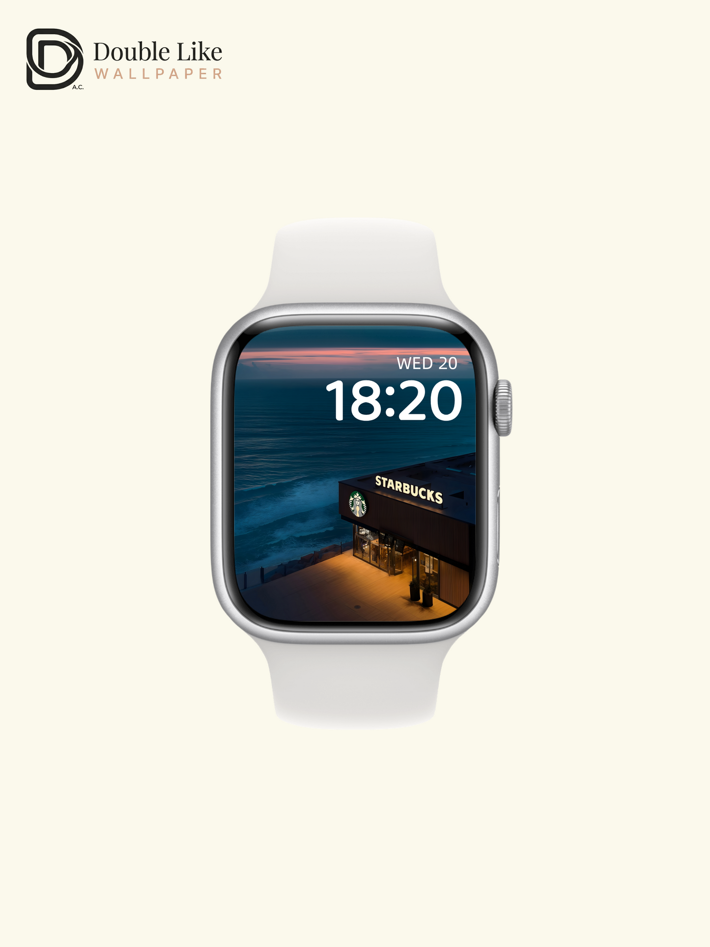 Cinematic Seaside Cafe Ocean Night Ambient Wallpaper Pack [#ZJYX0434]