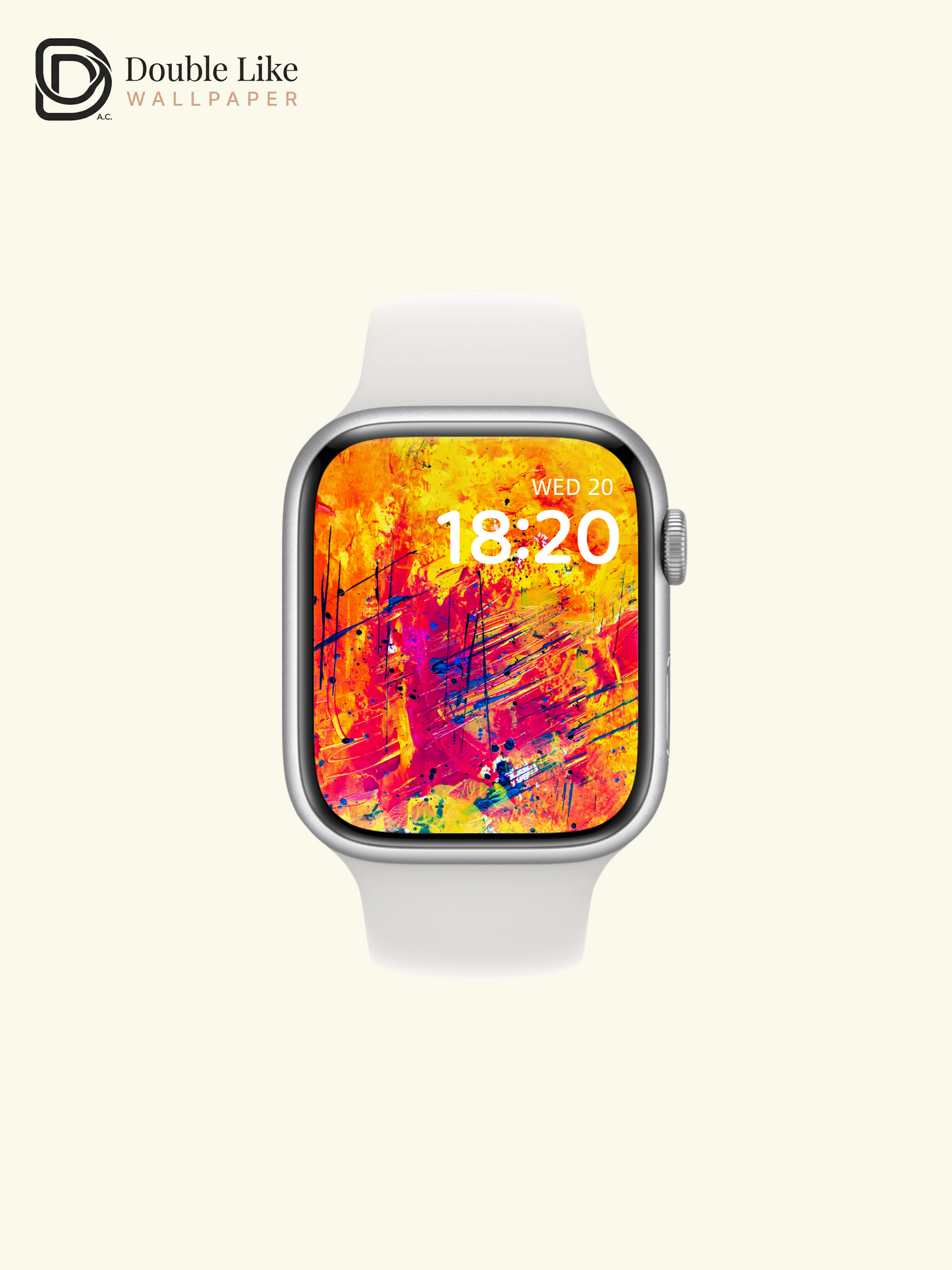 Abstract Acrylic Splatter Neon Yellow and Magenta Vibrant Wallpaper Pack [#ZMY493]