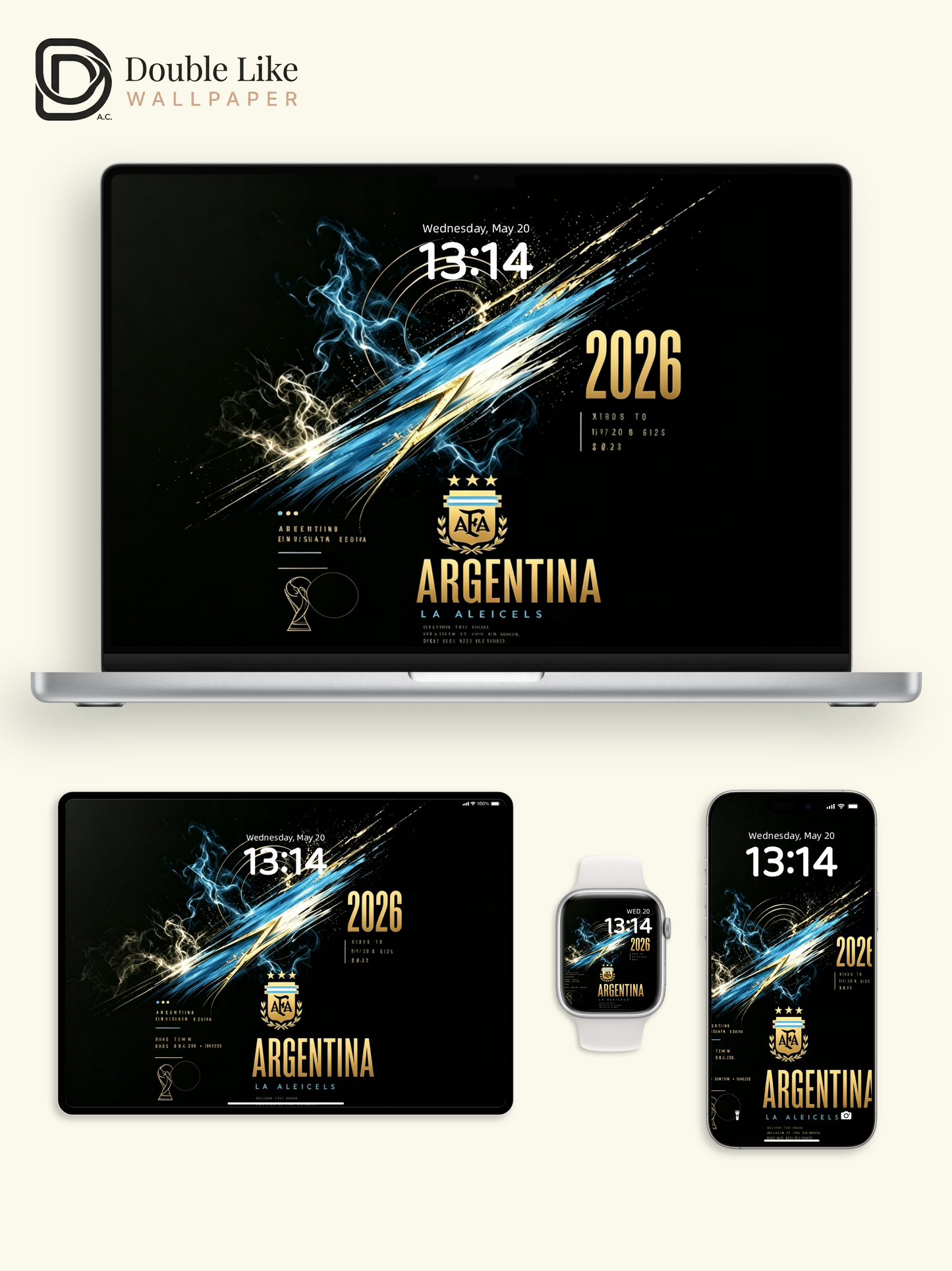 Set Messi’s iconic champion moment as your phone wallpaper! Works for all devices [#HWWc011]