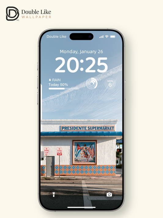 Retro Cinematic Street President Supermarket Aesthetic Wallpaper Pack [#JJ1370]