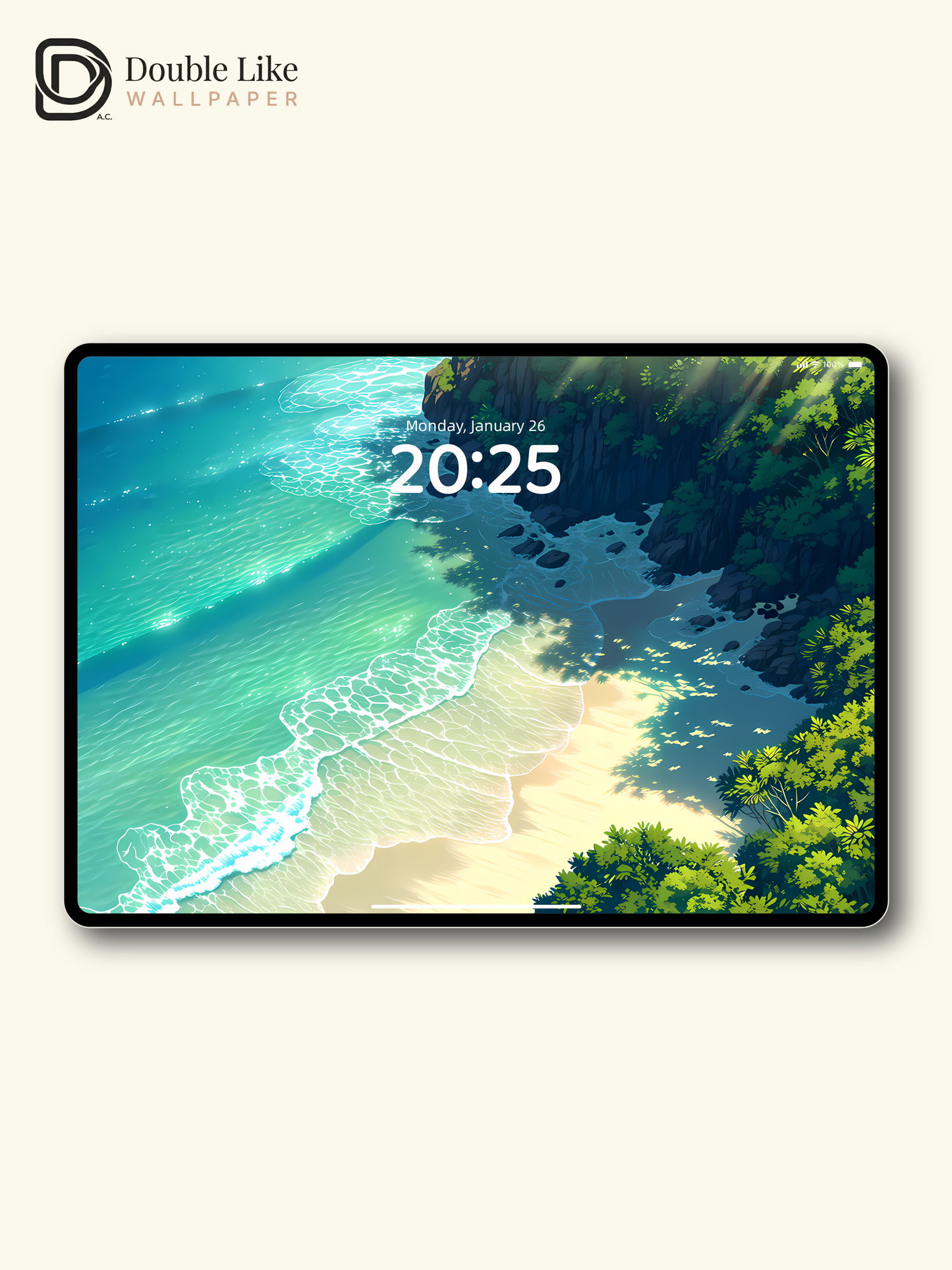 Aesthetic Coastal Beach Waves Summer Travel Digital Art Wallpaper Pack [#LFHL1028]