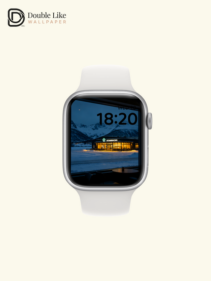 Combined Product Name: Blue Hour Snow Mountain Lonely Store Cold Lonely Atmospheric Full-Device Landscape Wallpaper Pack [#ZMY492]