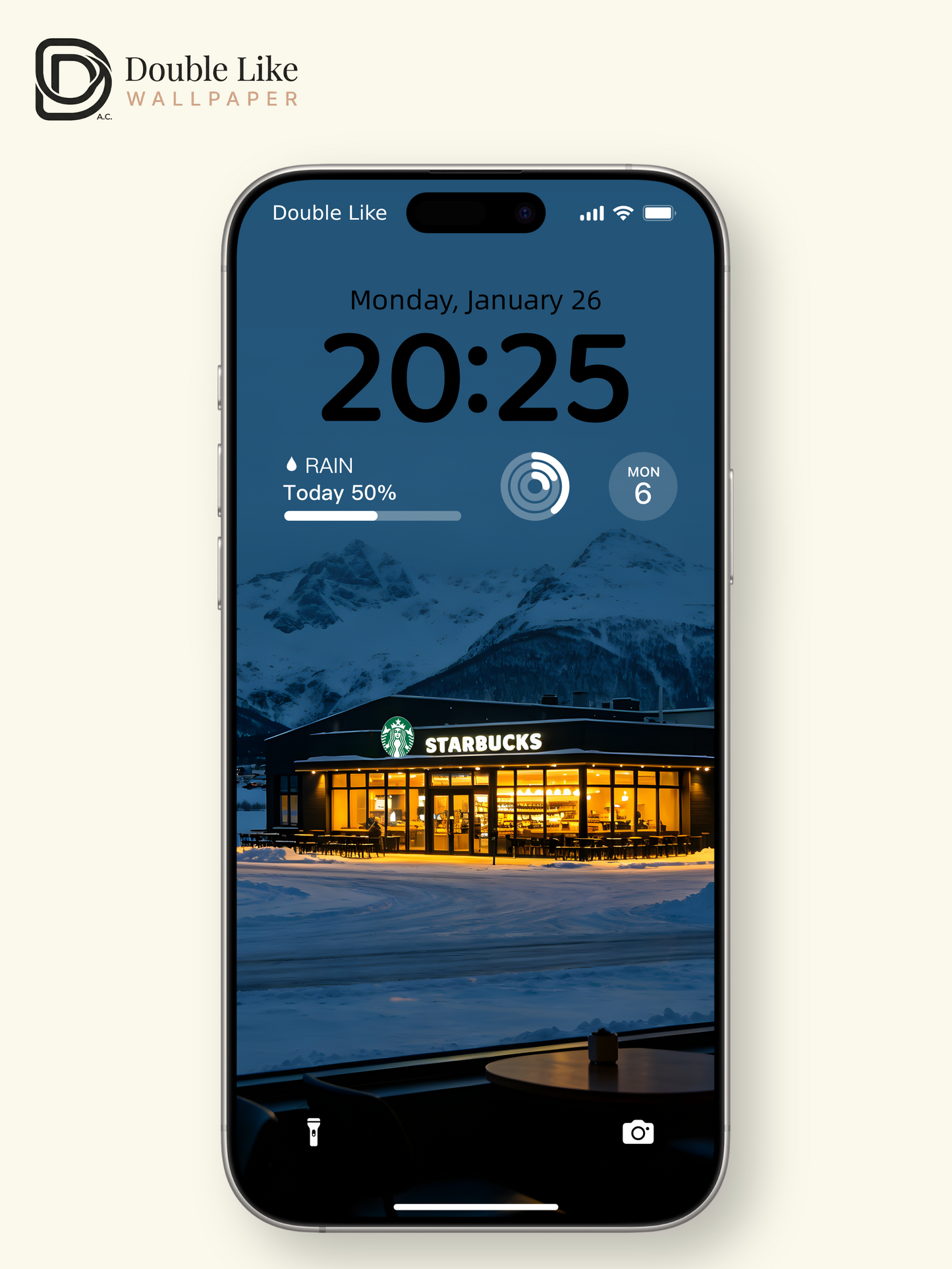 Combined Product Name: Blue Hour Snow Mountain Lonely Store Cold Lonely Atmospheric Full-Device Landscape Wallpaper Pack [#ZMY492]