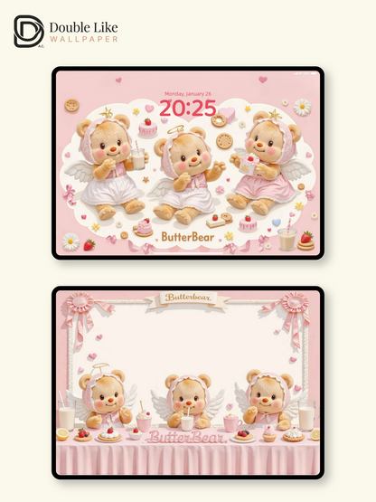 Strawberry Sweetheart Day| Romantic Pink Aesthetic Wallpaper Pack [#JJ202]