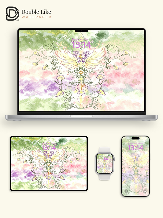 Abundance Wallpaper | "Echo of the Universe", strengthens visions, supports manifestation, delivers high‑frequency guidance and attracts prosperity
 [#HWWx006]