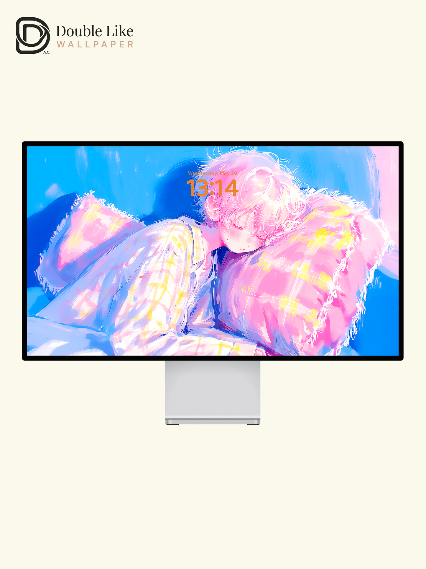 Dreamy Sleeping Anime Boy Pastel Aesthetic Digital Wallpaper Pack [#HW1464]