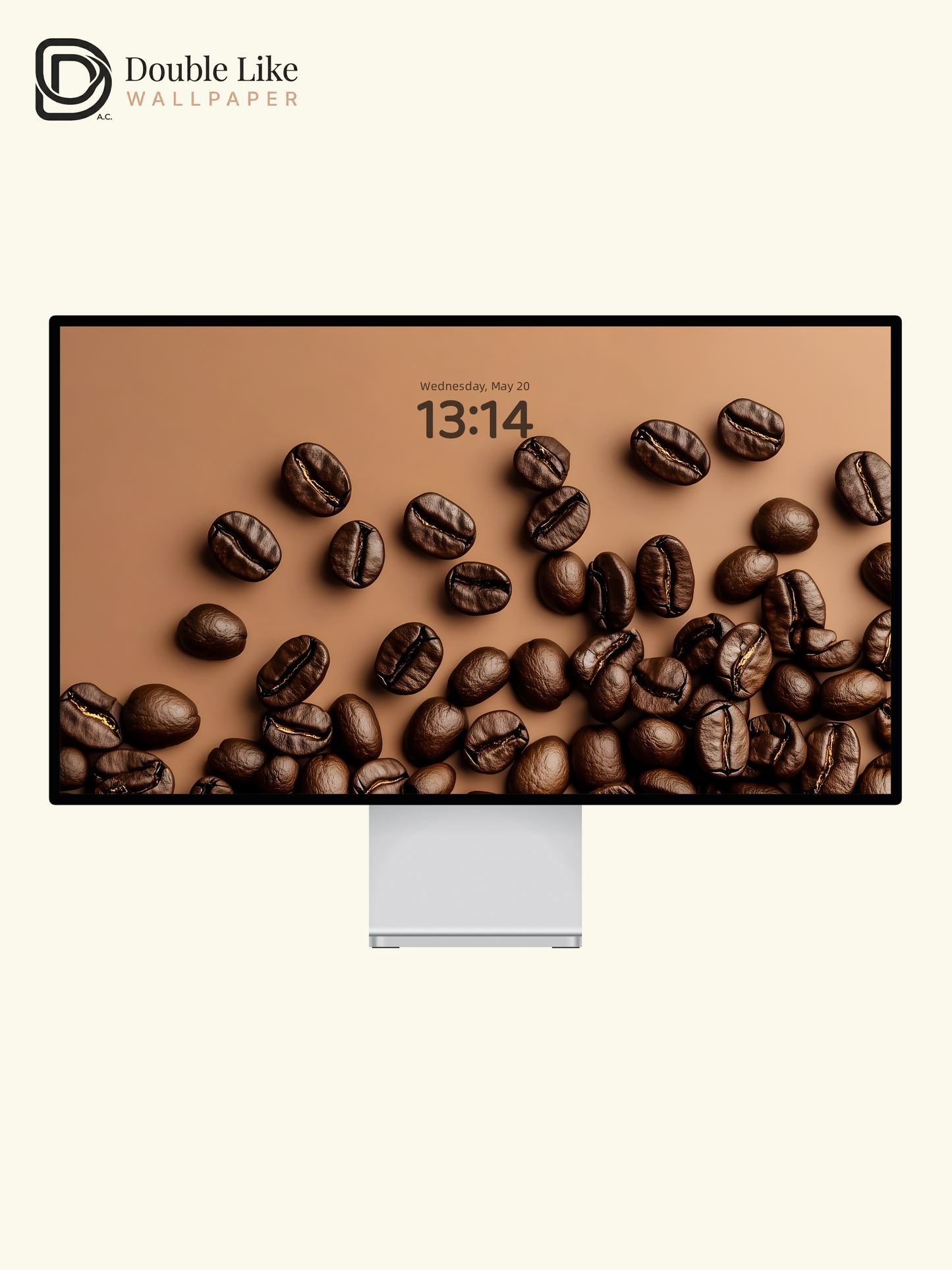Combined Product Name: Warm Brown Coffee Beans Minimalist Calming Vibe Full-Device Still Life Wallpaper Pack [#ZMY196]