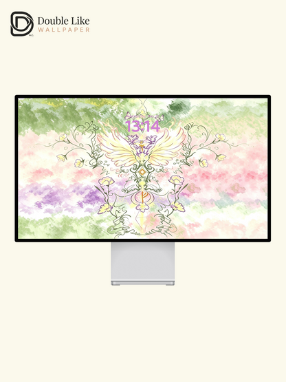 Abundance Wallpaper | "Echo of the Universe", strengthens visions, supports manifestation, delivers high‑frequency guidance and attracts prosperity
 [#HWWx006]