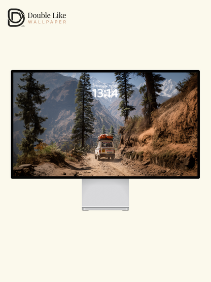 Himalayan Mountain Road & Off-Road Adventure Aesthetic Wallpaper Pack [#JJ1410]