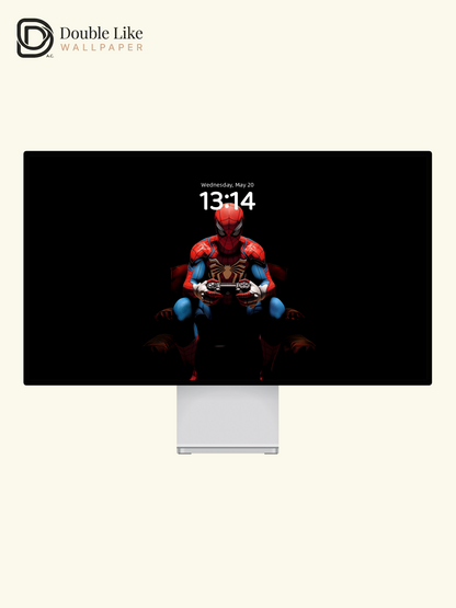 Funny Spider-Man Playing Game Dark Aesthetic Wallpaper Pack [#ZJY497]
