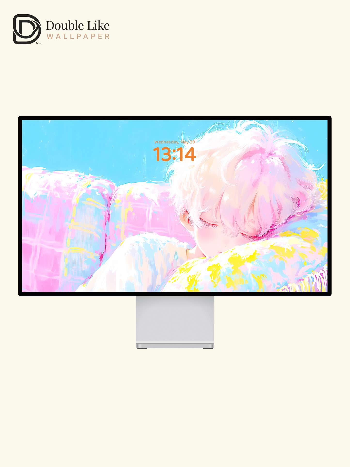 Pastel Dream Sleeping Anime Boy Aesthetic Digital Wallpaper Pack [#HW1462]