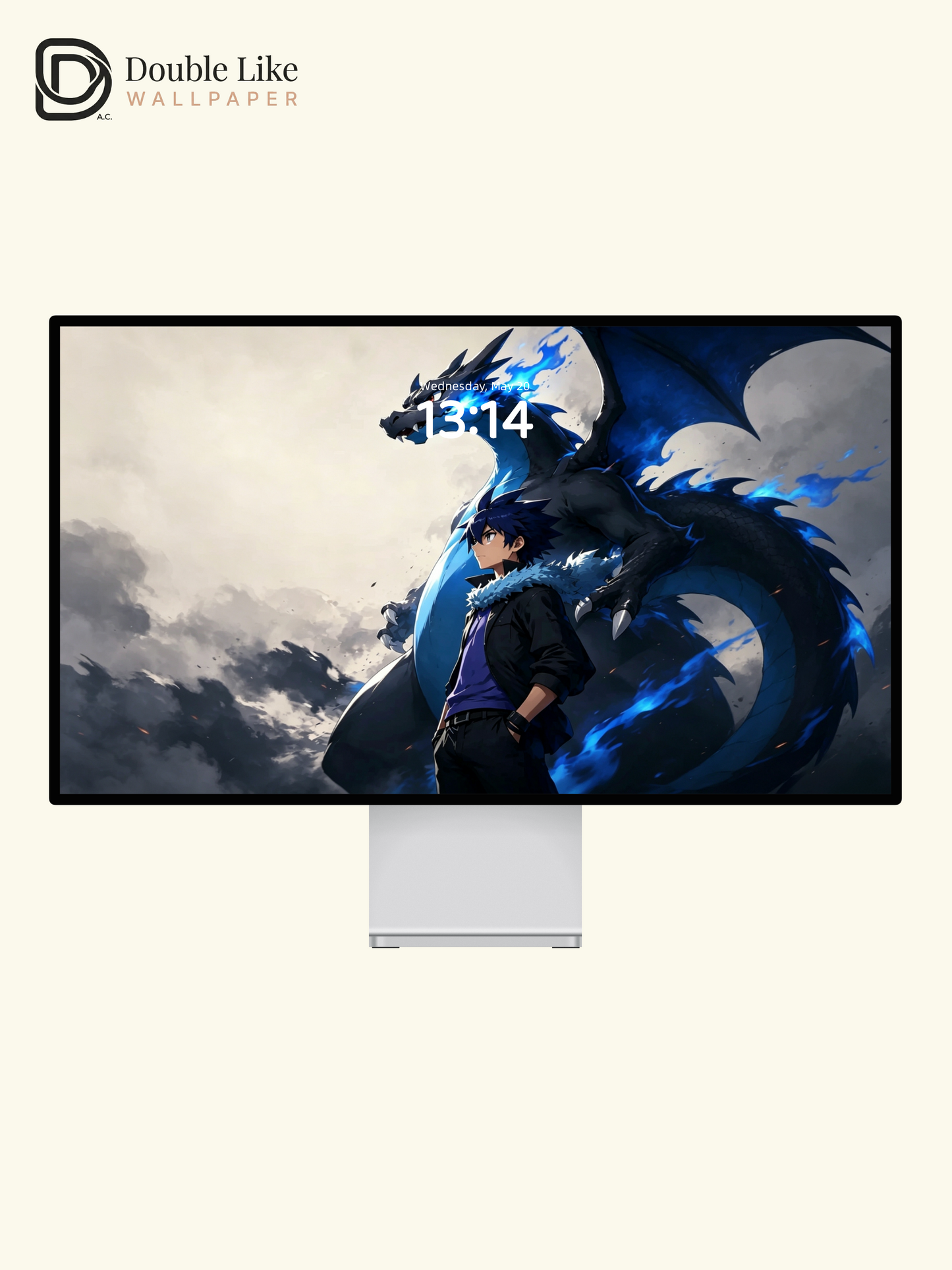 Mega‑Charizard anime live wallpaper for iPhone & Android [#HWWc010]