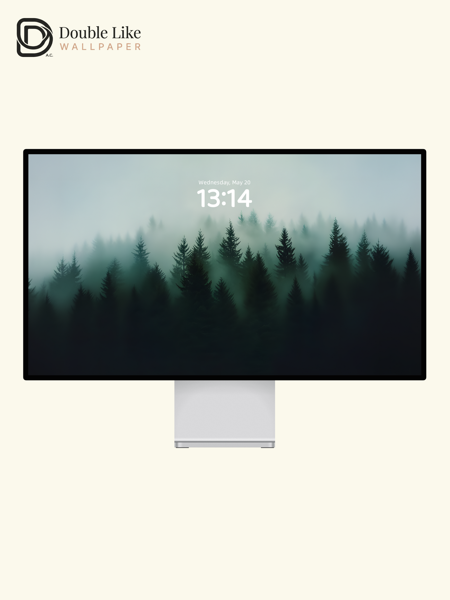 Combined Product Name: Misty Dark Pine Forest Lonely Calming Atmospheric Forest Landscape Full-Device Wallpaper Pack [#ZMY003]