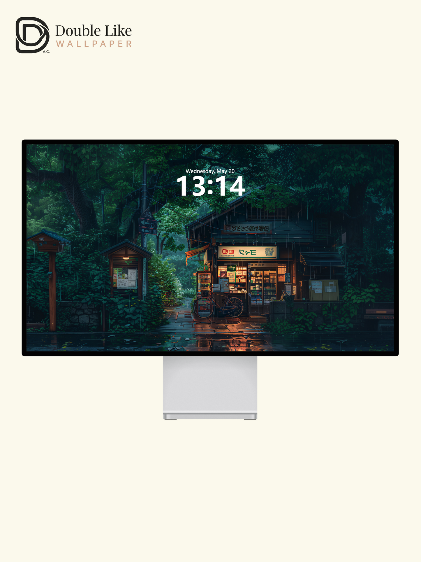 Rainy Forest Shop Japanese Anime Cozy Aesthetic Wallpaper Pack [#WGF049]