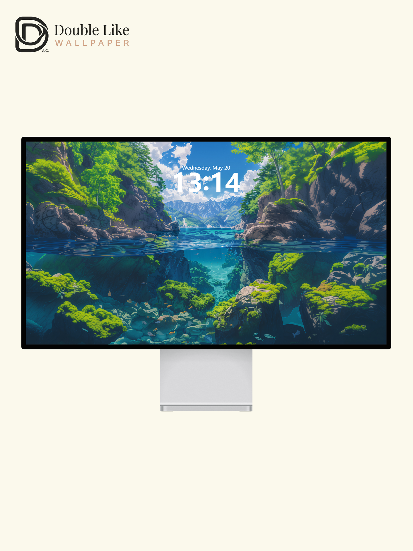 Crystal Clear Lake Nature Anime Inspired Wallpaper Pack [#WGF039]