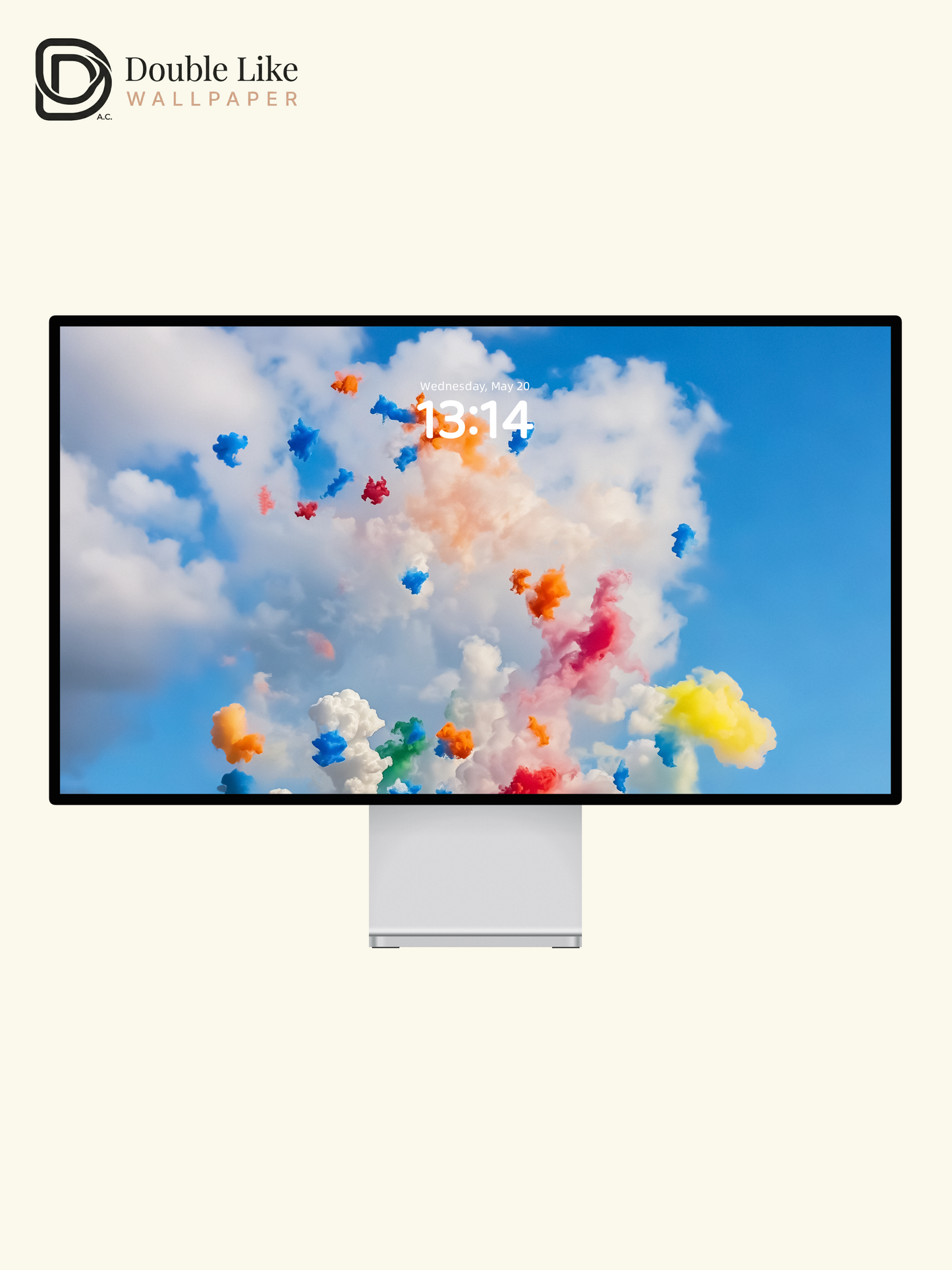 Vibrant Colorful Smoke Clouds Creative Aesthetic Sky Blue Wallpaper Pack [#ZMY421]