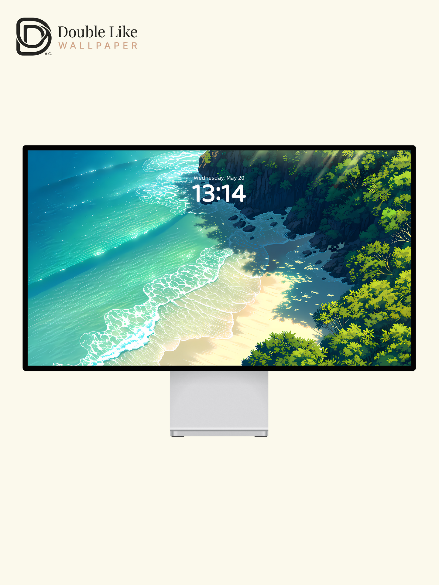 Aesthetic Coastal Beach Waves Summer Travel Digital Art Wallpaper Pack [#LFHL1028]