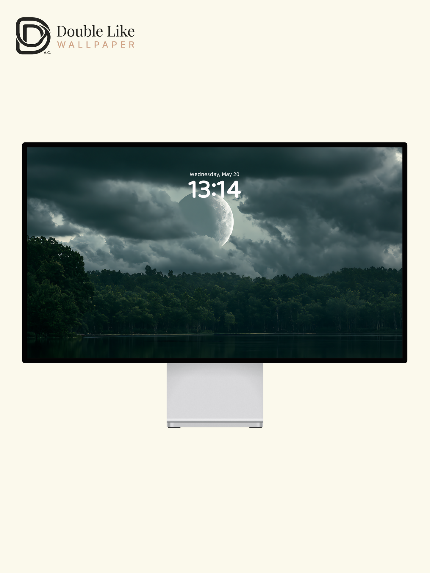 Cinematic Mystic Moon and Dark Forest Multi Device Landscape Wallpaper Pack [#LFHL1066]