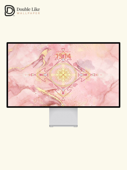 Peach Blossom Wallpaper | "Whisper of Floral Love" [#HWWx007]