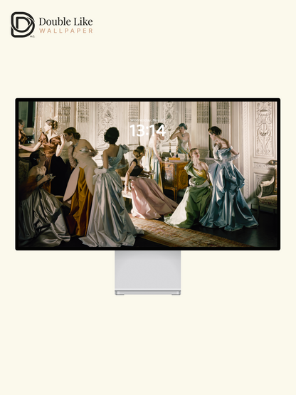 Mirror Ball | Romantic Vintage Portrait Wallpaper Pack [#ZMY146]