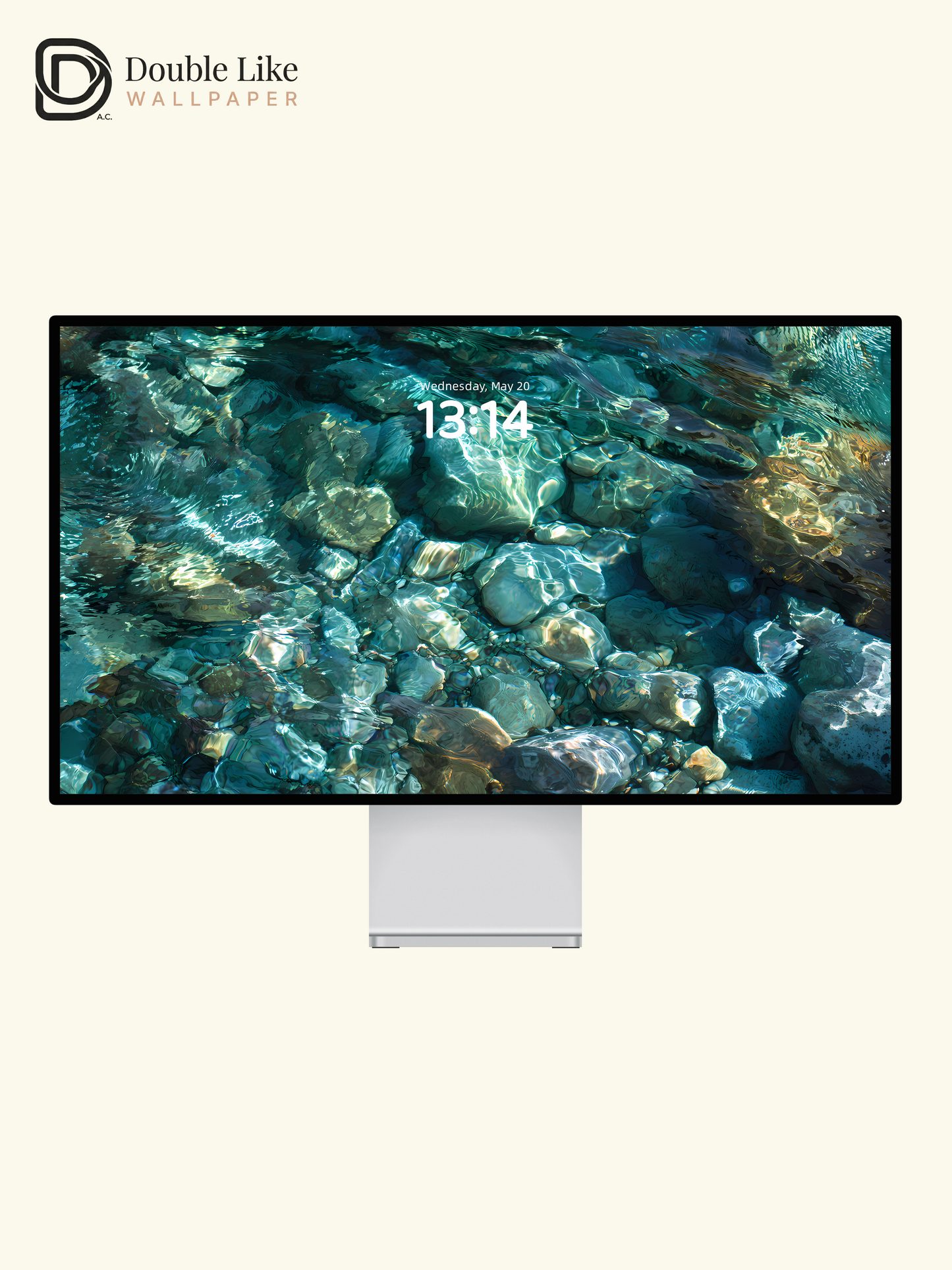 Aesthetic Clear Water Streams Sunlight Shimmer Digital Art Wallpaper Pack [#LFHL1025]