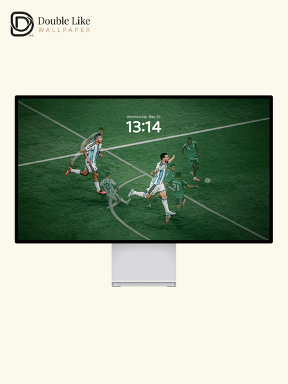 Messi Iconic Celebration! Motivational Wallpaper for All Devices | Football Fans Must Have [#HWWx027]