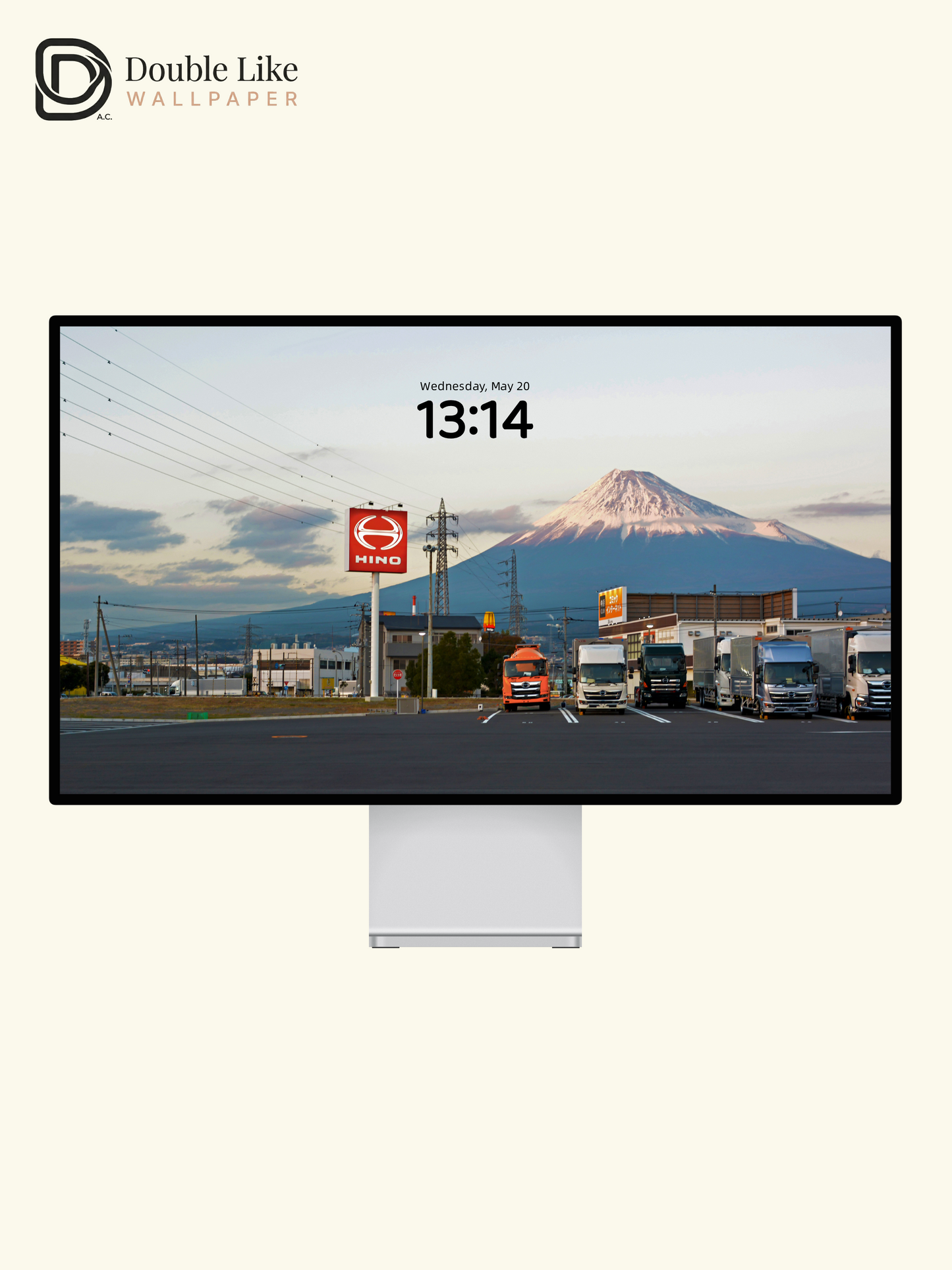 Mt.Fuji Hino Truck Japanese Vibe Full Wallpaper Set [#ZMY367]