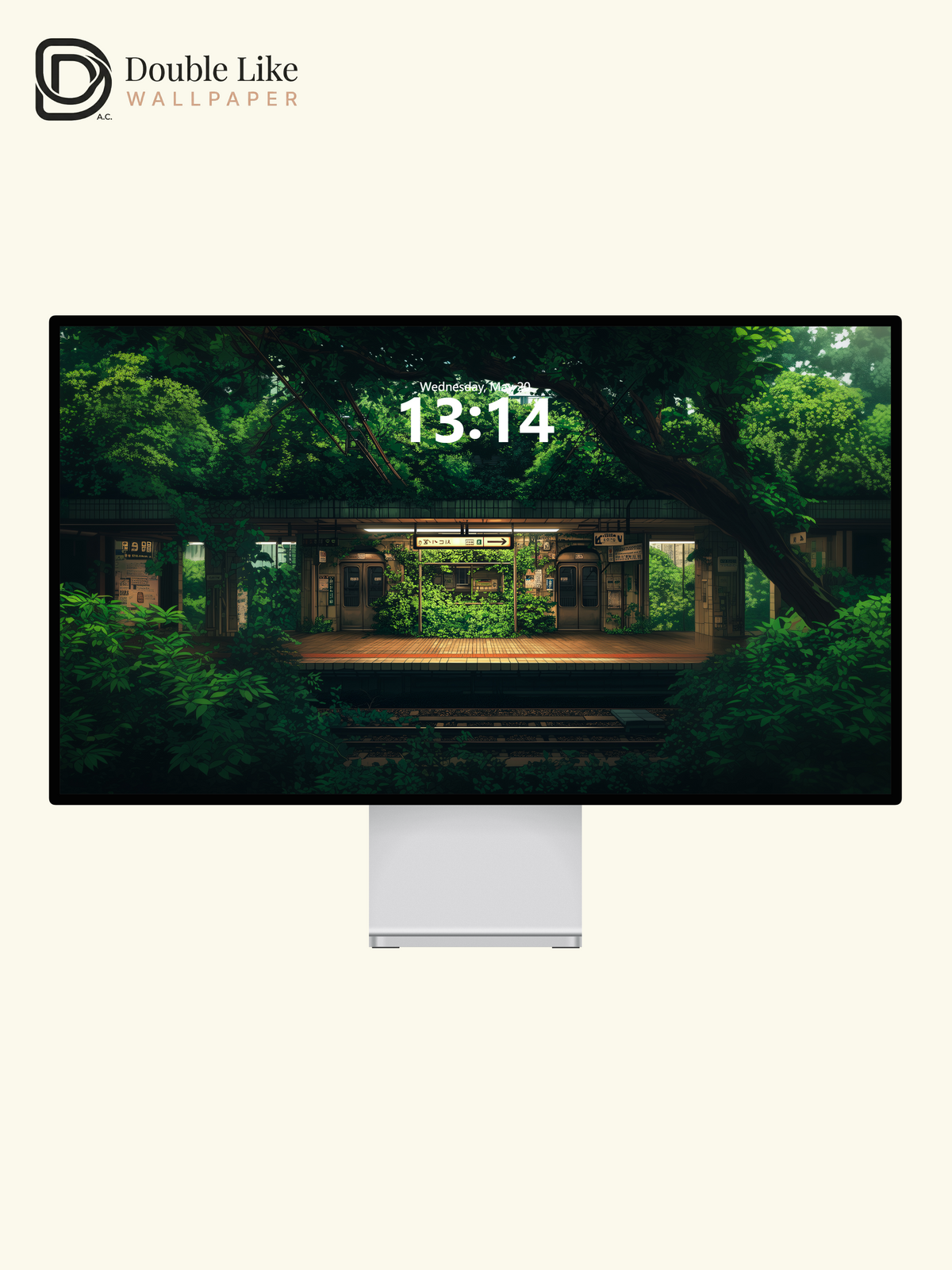 Forest Railway Station Morning Anime Aesthetic Wallpaper Pack [#WGF082]