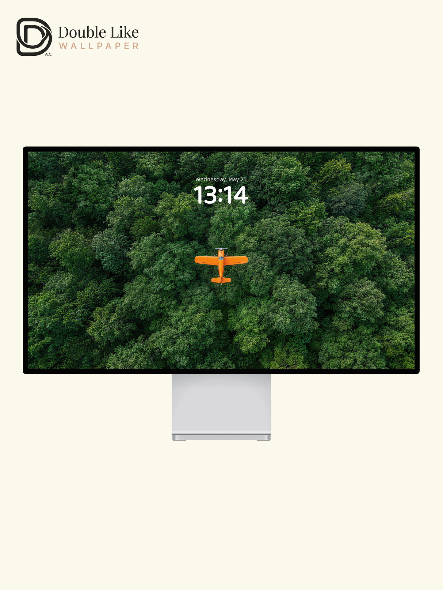 Jungle Orange Plane Inspirational Aerial Scenery Wallpaper Pack [#LFHL30313]