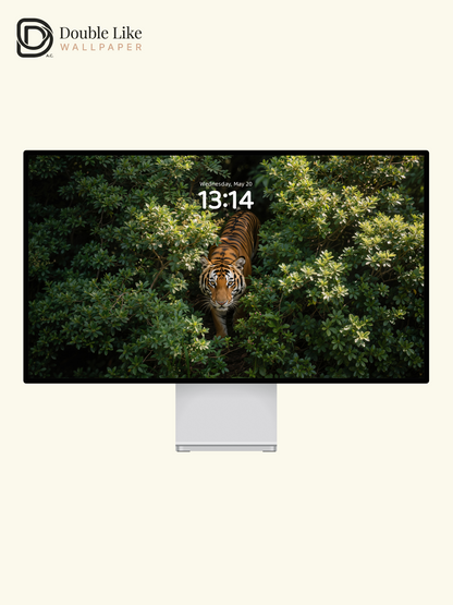 Wild Tiger Jungle Aesthetic Scenic Wallpaper Pack [#LFHL30302]