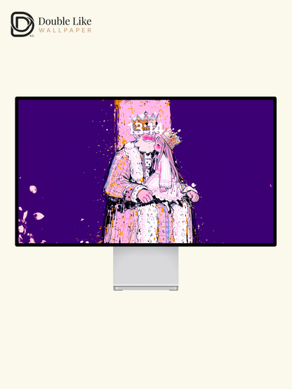 Royal King Princess Illustration Sweet Wallpaper [#HW1458]