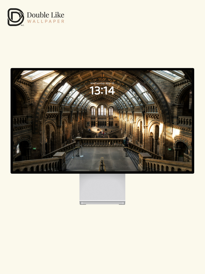 Vintage Dome Museum European Architectural Vibe Full Wallpaper Set [#ZMY401]