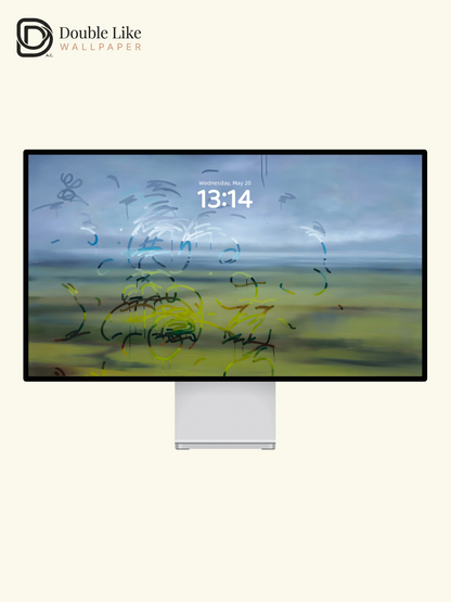 Misty Field Abstract Vibe Full Wallpaper Set [#ZMY374]
