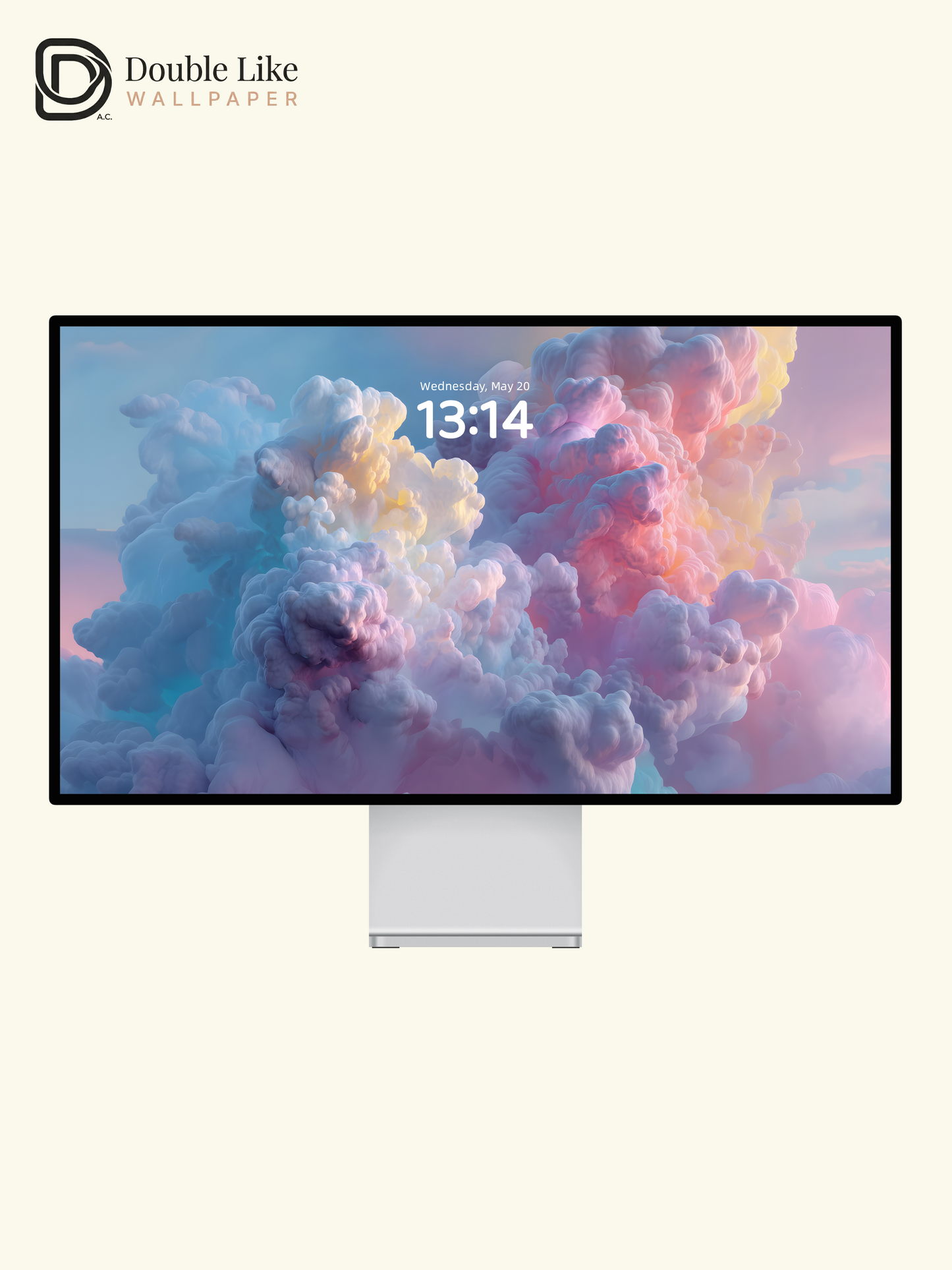 Pastel Dreamy Clouds Sky Digital Art Wallpaper Pack [#ZJYX0779]