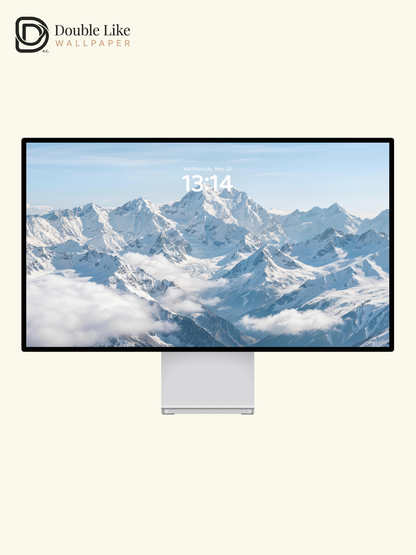 Majestic Snow Mountain Peaks Aesthetic Wallpaper Pack for All Devices [#LFHL30604]