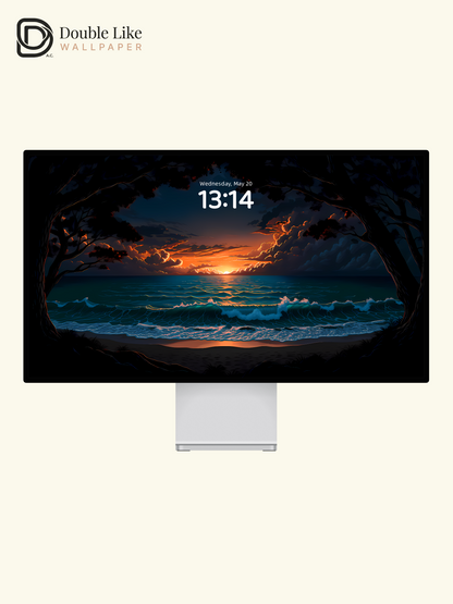 Cinematic Sunset Ocean Beach Multi Device Aesthetic Wallpaper Pack [#LFHL1057]