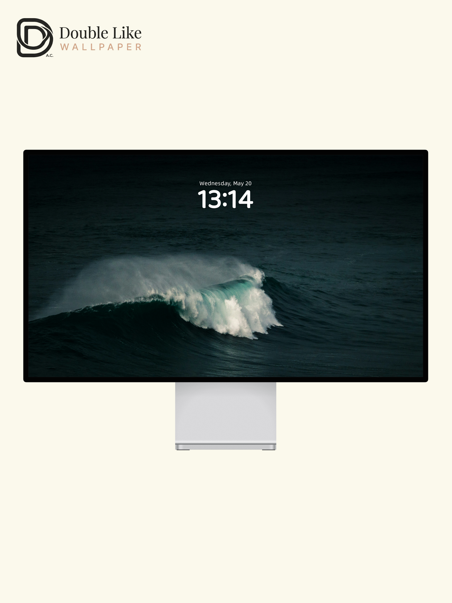 Dark Minimalist Ocean Wave Crashing Aesthetic Wallpaper Pack [#ZMY527]