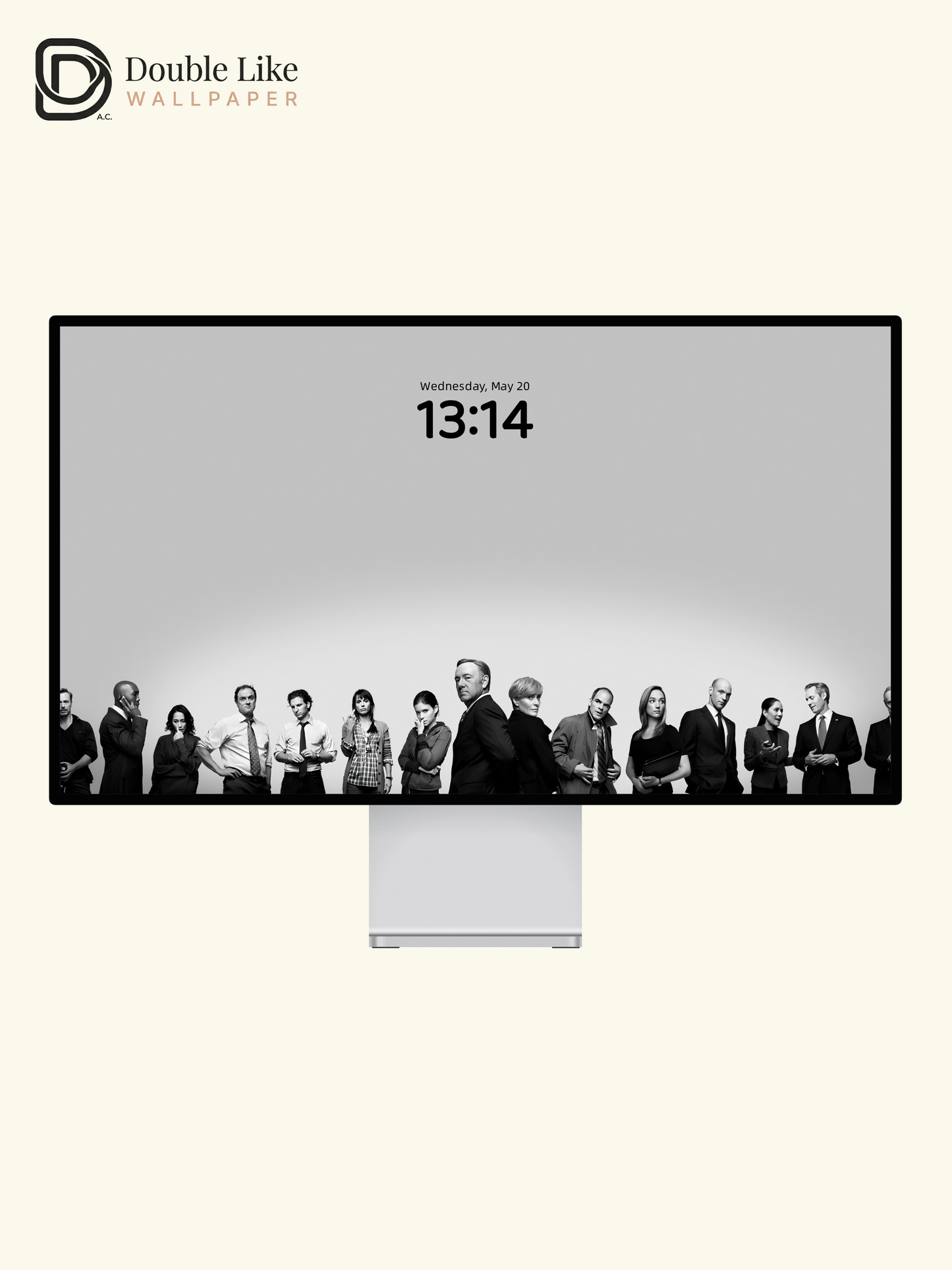 House of Cards Minimalist Black and White TV Show Aesthetic Wallpaper Pack [#ZMY530]
