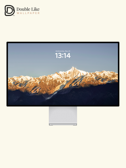 Mount Meili Golden Sunrise Luck Wallpaper Pack [#ZMY129]