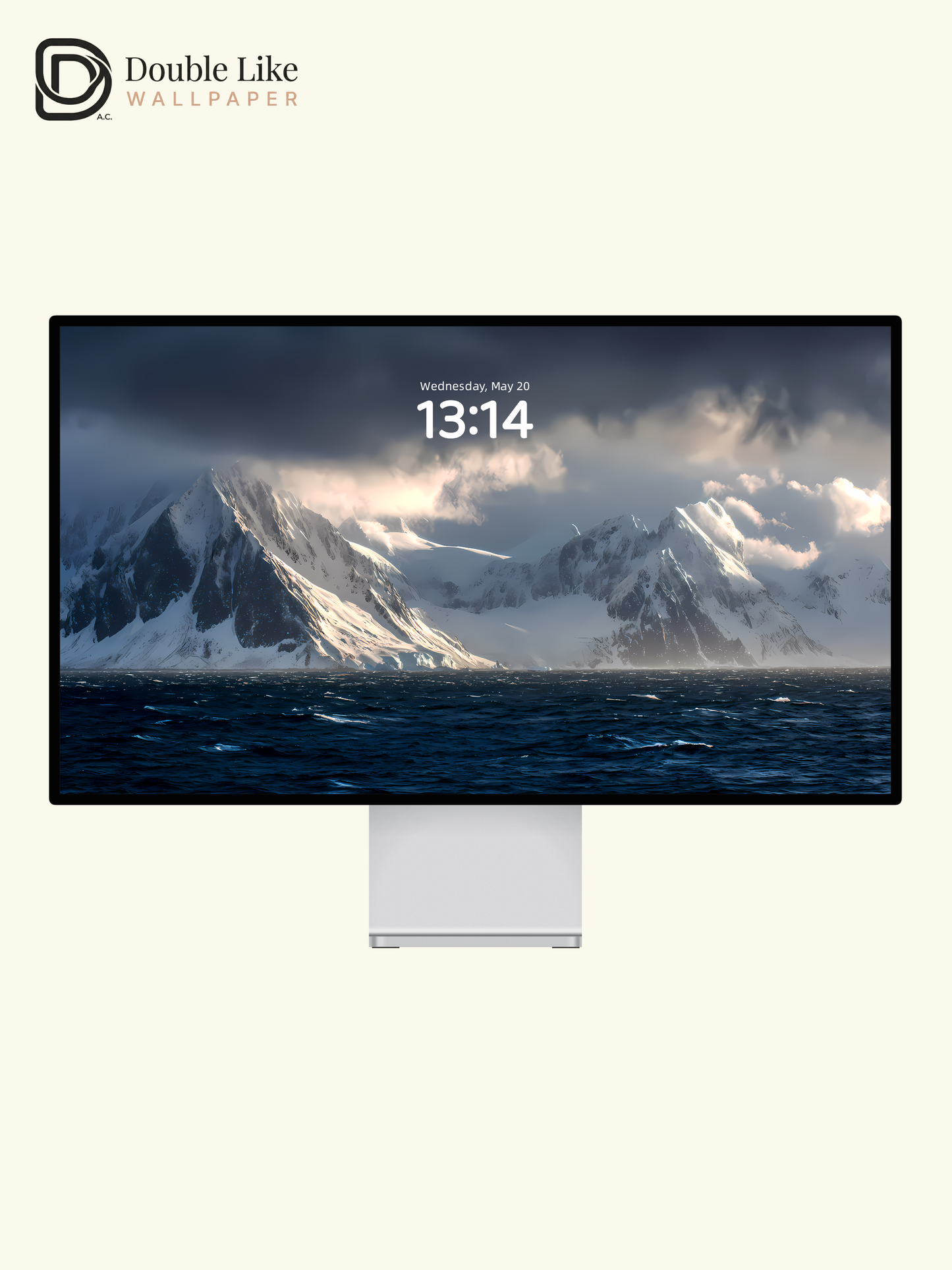 Snow Mountain & Arctic Ocean Aesthetic Wallpaper Pack [#LFHL1007]