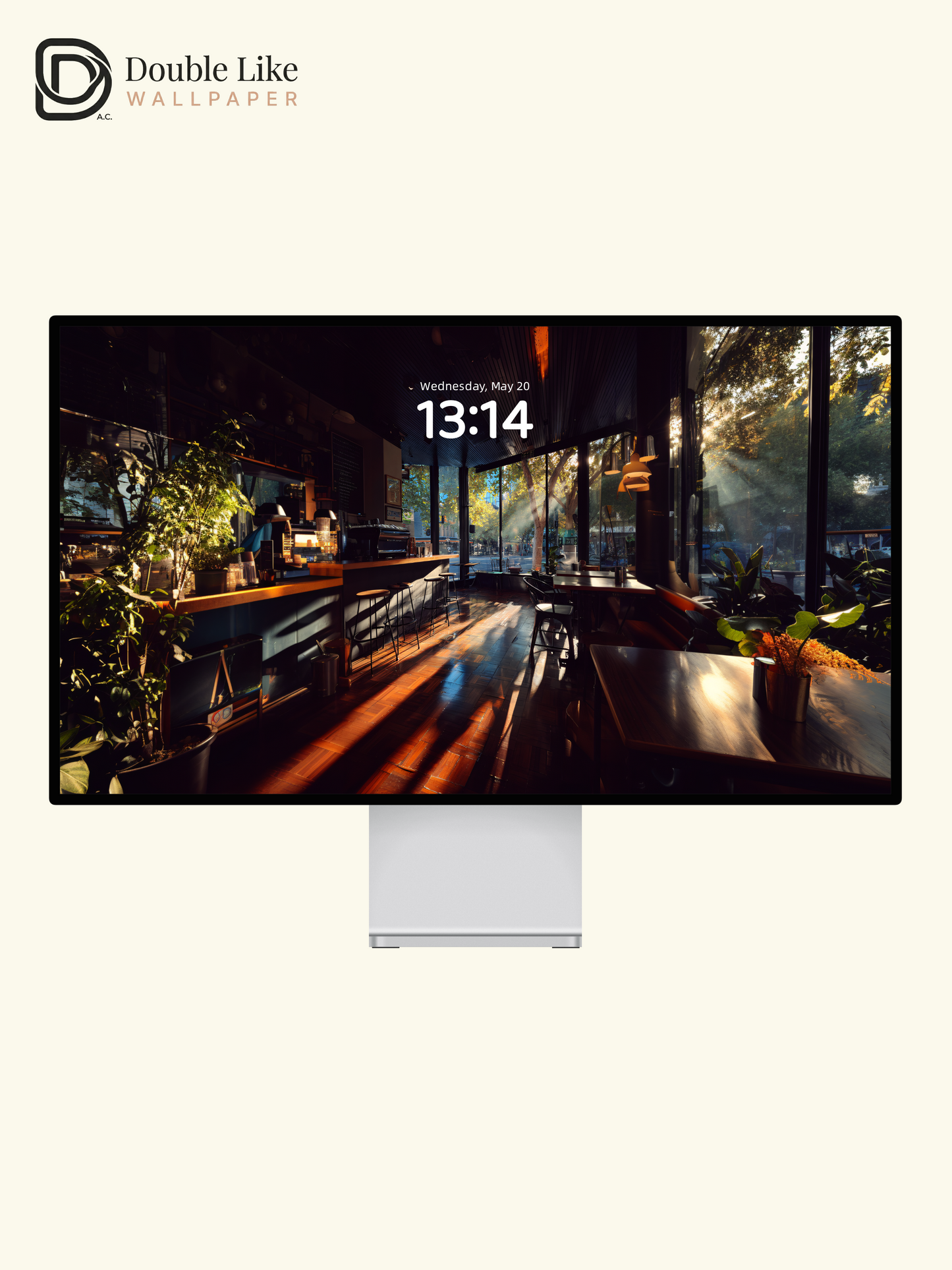 Cinematic Sunlit Morning Coffee Shop Aesthetic Photography Wallpaper Pack [#JJ1215]