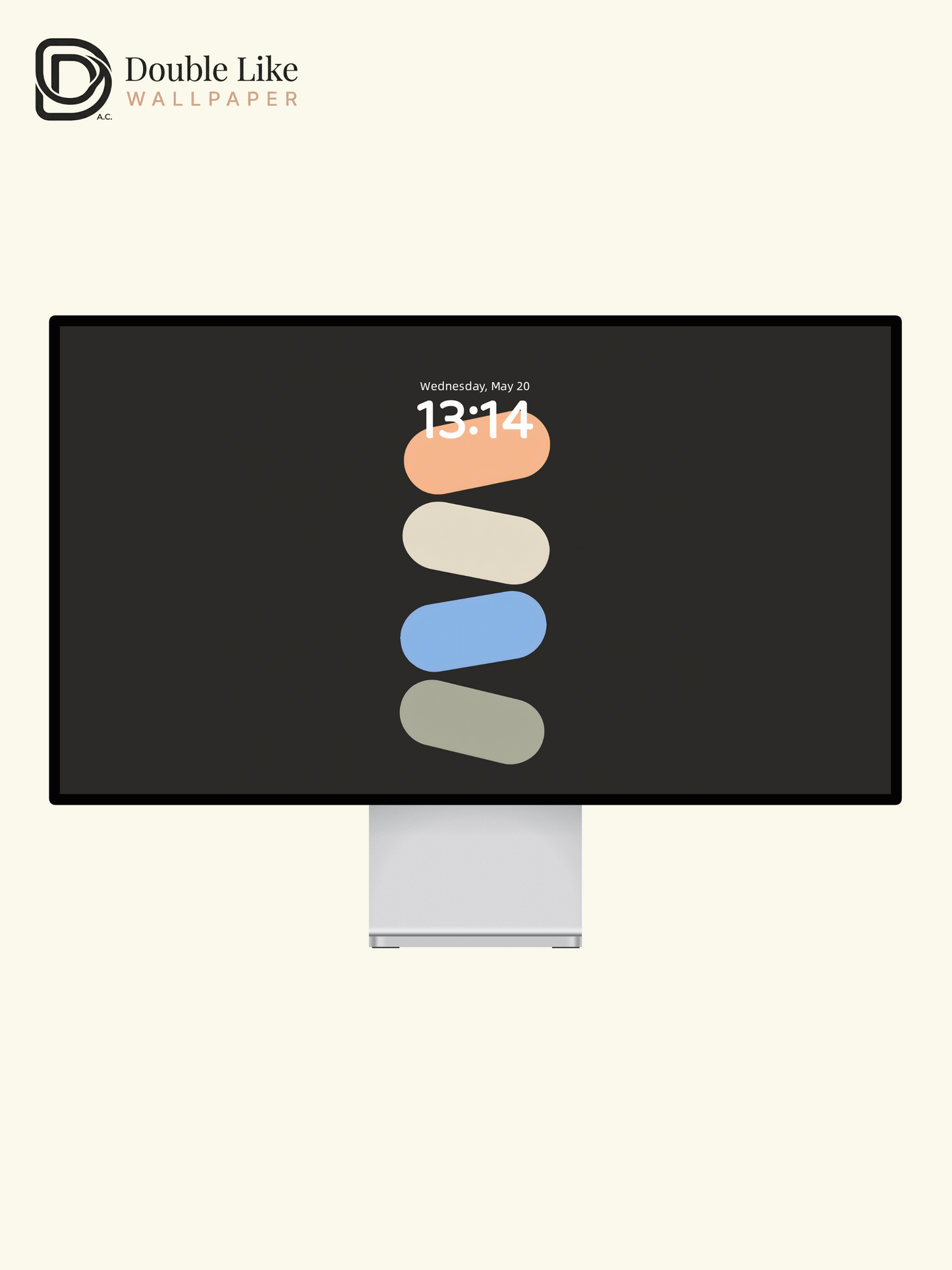 Minimalist Stacked Pastel Capsules Dark Background Aesthetic Wallpaper Pack [#ZMY532]